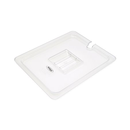 Couvercle gastronorm - 1/2 GN - polycarbonate - avec ouverture pour cuill&egrave;re - Maxima - 09367937
