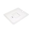 Couvercle gastronorm - 1/2 GN - polycarbonate - avec ouverture pour cuill&egrave;re - Maxima - 09367937