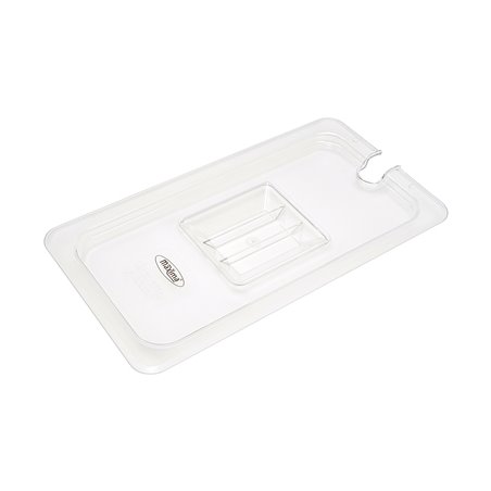 Couvercle gastronorm - 1/3 GN - polycarbonate - avec ouverture pour cuill&egrave;re - Maxima - 09367938