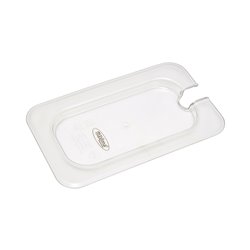 Couvercle gastronorm - 1/9 GN - polycarbonate - avec ouverture pour cuill&egrave;re - Maxima - 09367941
