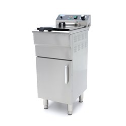 Friteuse - 16 L - 1 panier - avec robinet de vidange et support - 230V - Maxima - 09365157