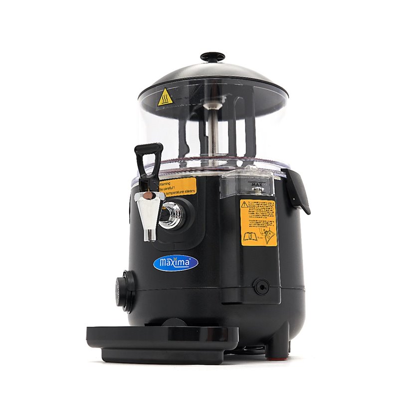 Distributeur de chocolat chaud - 5L - noir - Maxima - 09504001