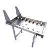 Table &agrave; rouleaux droits en acier inoxydable - pour convoyeur &agrave; paniers lave-vaisselle - Maxima - 09240121