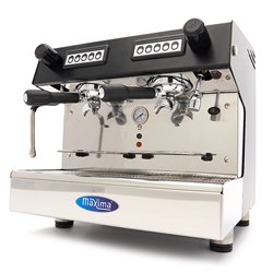 Machine &agrave; expresso - 2 pistons - compacte - 360 tasses par heure - Maxima - 09100001