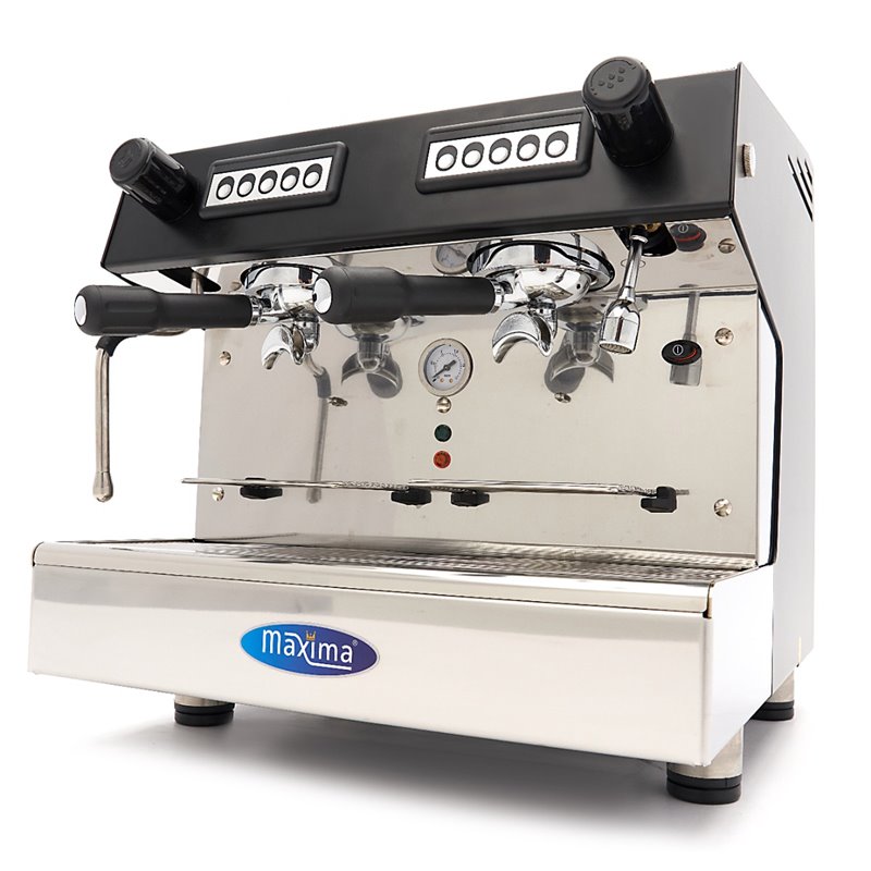 Machine &agrave; expresso - 2 pistons - compacte - 360 tasses par heure - Maxima - 09100001