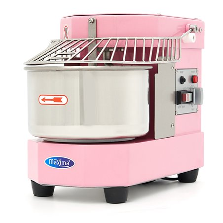 P&eacute;trin &agrave; spirale / p&eacute;trin &agrave; p&acirc;te - 8 L - 4,5 kg de p&acirc;te - rose - Maxima - 09361012