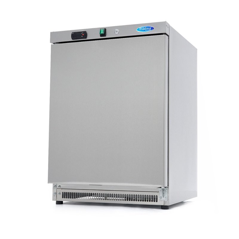 R&eacute;frig&eacute;rateur - 200 L - 3 &eacute;tag&egrave;res r&eacute;glables - acier inoxydable - Maxima - 09405004