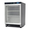Cong&eacute;lateur - 200 L - noir - avec porte en verre - Maxima - 09405009