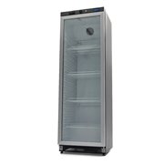 R&eacute;frig&eacute;rateur - 400 L - noir - avec porte en verre - Maxima - 09405020
