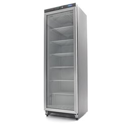 Cong&eacute;lateur - 400 L - noir - avec porte en verre - Maxima - 09405021