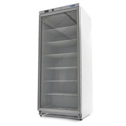 Cong&eacute;lateur - 600 L - blanc - avec porte en verre - Maxima - 09405031