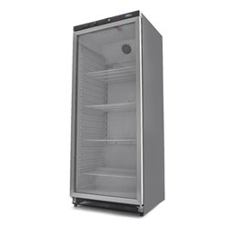 R&eacute;frig&eacute;rateur - 600 L - noir - avec porte en verre - Maxima - 09405032
