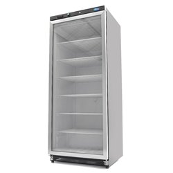 Cong&eacute;lateur - 600 L - noir - avec porte en verre - Maxima - 09405033