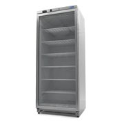 Cong&eacute;lateur - 600 L - acier inoxydable - avec porte en verre - Maxima - 09405035
