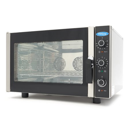 Four combin&eacute; - s'adapte &agrave; 4 plateaux (1/1 GN / 60 x 40 cm) - analogique - 400V - Maxima - 08500205