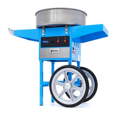Machine &agrave; barbe &agrave; papa - &Oslash; 52cm - Bleu - avec chariot - Maxima - 09506003