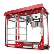 Machine &agrave; pop-corn - 150gr - avec vitrine chauffante - Maxima - 09506006