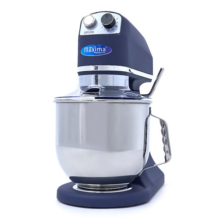 Mixer plan&eacute;taire - 7 L - jusqu'&agrave; 2 kg de p&acirc;te - bleu acier mat - Maxima - 09360775