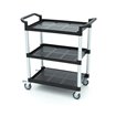 Chariot de service - 3 &eacute;tag&egrave;res en plastique - 86,5 x 42,5 cm - Maxima - 09507001