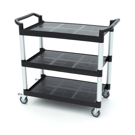 Chariot de service - 3 &eacute;tag&egrave;res en plastique - 103 x 50,5 cm - Maxima - 09507002