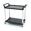 Chariot de service - 2 &eacute;tag&egrave;res en plastique - 103 x 50,5 cm - Maxima - 09507004