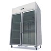 Cong&eacute;lateur - 1400 L - 6 &eacute;tag&egrave;res r&eacute;glables (2/1 GN) - acier inoxydable - avec portes en verre - Maxima - 09400026