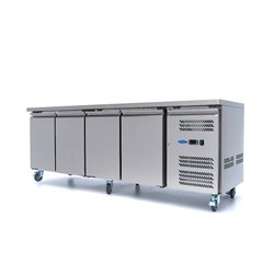 Cong&eacute;lateur de comptoir - 223 cm - 4 portes - Maxima - 09400397