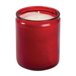 Bougies-verre Bolsius Starlight rouges (lot de 8) - Gastronoble - GJ468