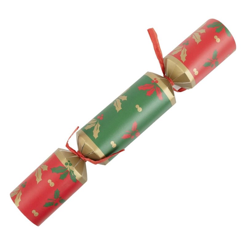 Crackers de No&euml;l sans plastique Fiesta Recyclable 30cm (lot de 25) - Gastronoble - HW959
