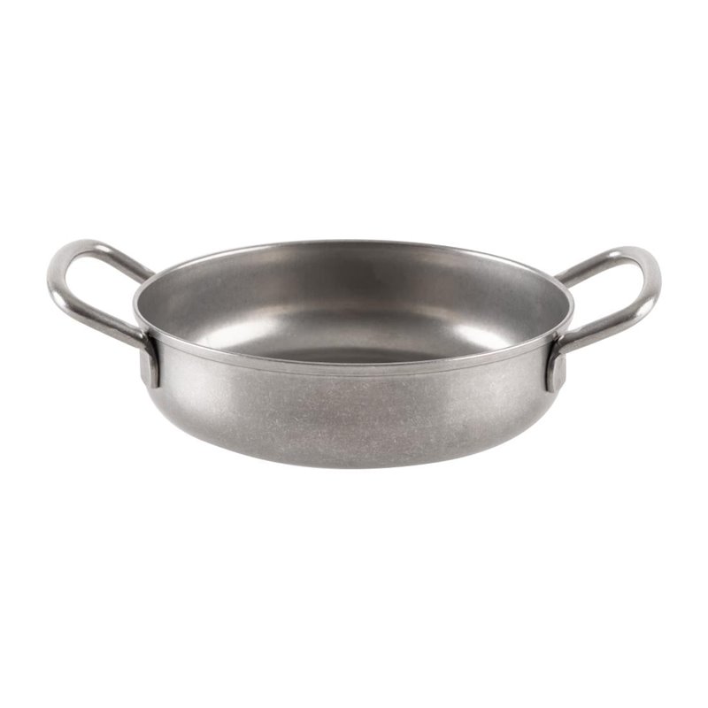 Plat de pr&eacute;sentation vintage &agrave; deux anses Olympia 125&nbsp;mm - Gastronoble - JA955