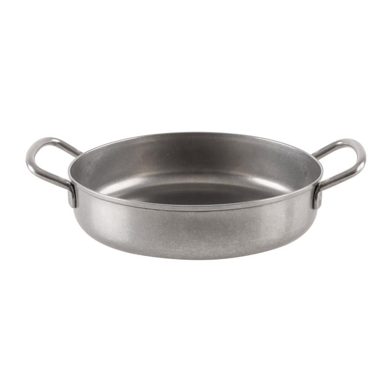 Plat de pr&eacute;sentation vintage &agrave; deux anses Olympia 150&nbsp;mm - Gastronoble - JA956