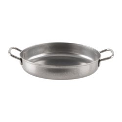 Plat de pr&eacute;sentation vintage &agrave; deux anses Olympia 180&nbsp;mm - Gastronoble - JA957