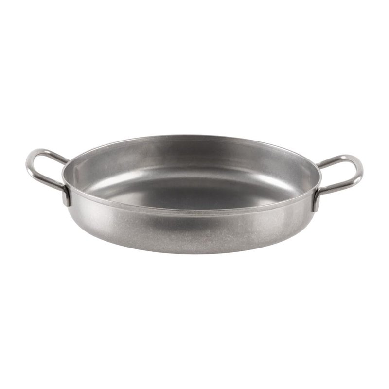 Plat de pr&eacute;sentation vintage &agrave; deux anses Olympia 180&nbsp;mm - Gastronoble - JA957