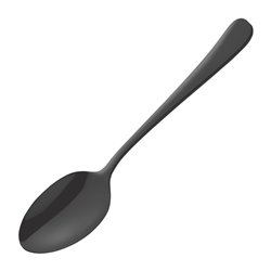 Cuill&egrave;res &agrave; caf&eacute; moyennes Amefa Austin noires (lot de 12) - Gastronoble - DX637