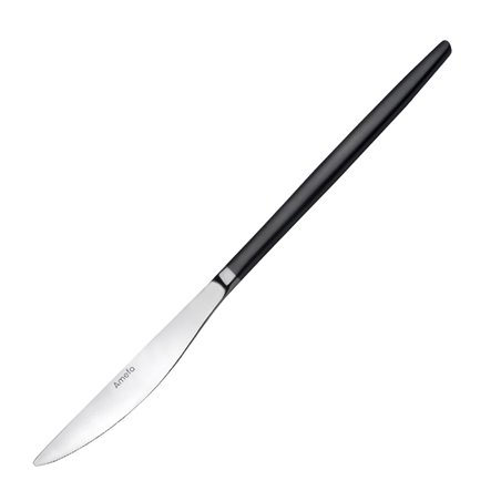 Couteaux de table noirs Soprano Amefa (lot de 12) - Gastronoble - DX681