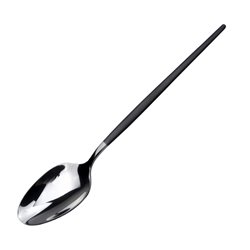 Cuill&egrave;res de table noires Soprano Amefa (lot de 12) - Gastronoble - DX683