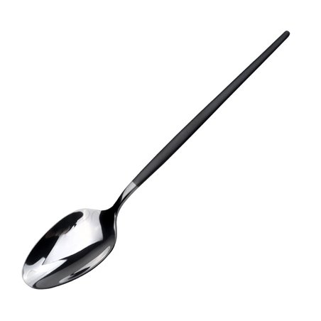 Cuill&egrave;res de table noires Soprano Amefa (lot de 12) - Gastronoble - DX683