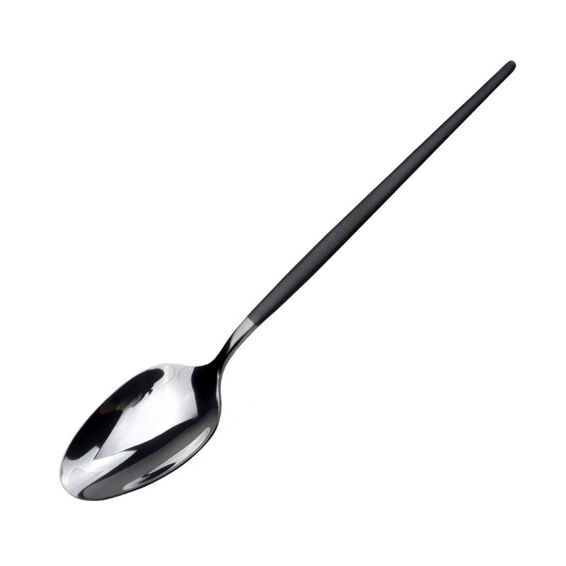 Cuill&egrave;res &agrave; caf&eacute; noires Soprano Amefa (lot de 12) - Gastronoble - DX684