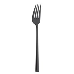 Fourchettes de table Amefa Metropole PVD noires (lot de 12) - Gastronoble - DX691