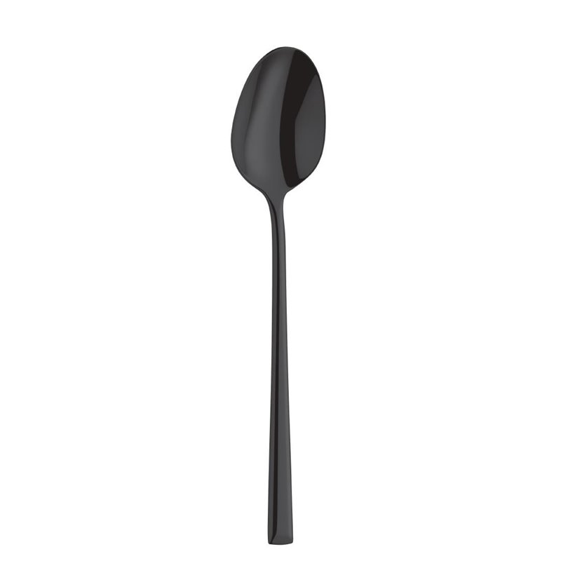Cuill&egrave;res de table Amefa Metropole PVD noires (lot de 12) - Gastronoble - DX692