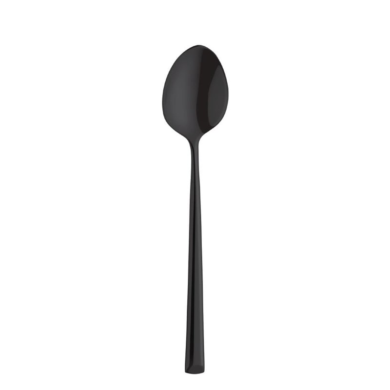 Cuill&egrave;res &agrave; caf&eacute; moyennes Amefa Metropole PVD noires (lot de 12) - Gastronoble - DX696