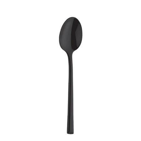 Cuill&egrave;res &agrave; moka Amefa Metropole PVD noires (lot de 12) - Gastronoble - DX697