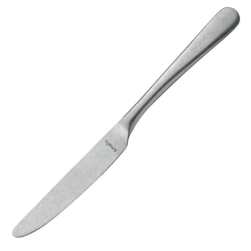 Couteaux &agrave; dessert Amefa Austin Vintage stonewash (lot de 12) - Gastronoble - HS563