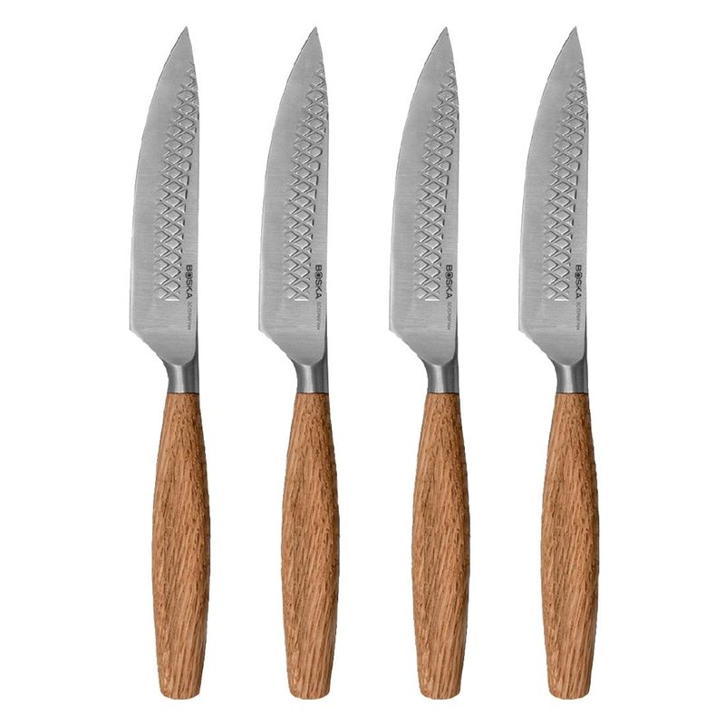 Couteaux &agrave; steak Boska Oslo+ (lot de 4) - Gastronoble - HN792