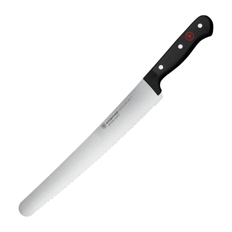 Couteau &agrave; p&acirc;tisserie dentel&eacute; W&uuml;sthof Gourmet 260mm - Gastronoble - FE194