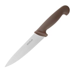 Couteau de cuisinier Hygiplas marron 159mm - Gastronoble - FX115