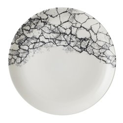Assiettes rondes Churchill Kintsugi Accents Quartz Black Evolve 288mm (Lot de 12) - Gastronoble - CU664