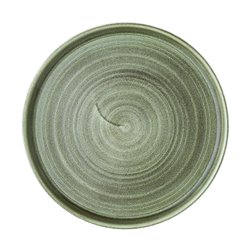 Assiettes avec rebord Churchill Stonecast Patina Green 210mm (Lot de 6) - Gastronoble - CX644