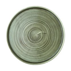Assiettes avec rebord Churchill Stonecast Patina Green 260mm (Lot de 6) - Gastronoble - CX645