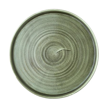 Assiettes avec rebord Churchill Stonecast Patina Green 260mm (Lot de 6) - Gastronoble - CX645